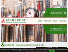 Tablet Screenshot of goulevitch.com